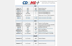 CALENDRIER CDAME V7 2025